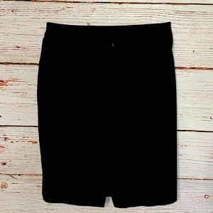 Womens J Crew no. 2 pencil Skirt Black size 4